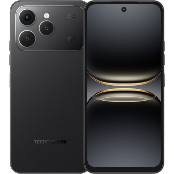 Tecno Spark 40 (KM5) 6.67" 4GB RAM/128GB ROM - Black